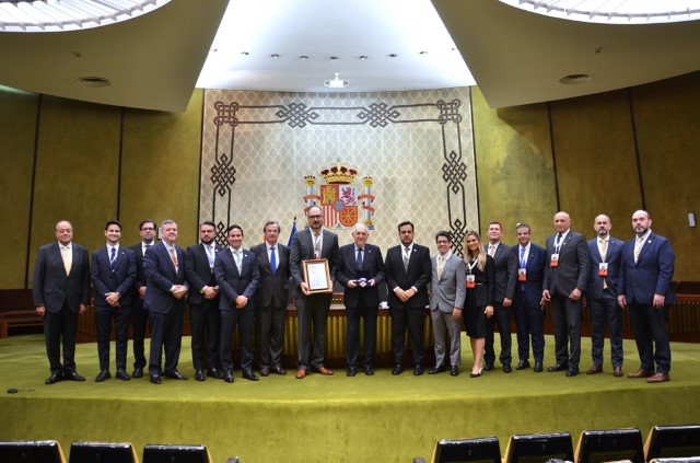 El Presidente del TC recibe a una delegación del Centro de Estudios de Despachos de Abogados de Brasil